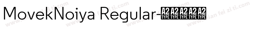 MovekNoiya Regular字体转换